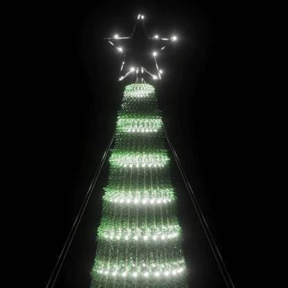 vidaXL LED Weihnachtsbaum 688 LEDs Kaltweiß 300 cm