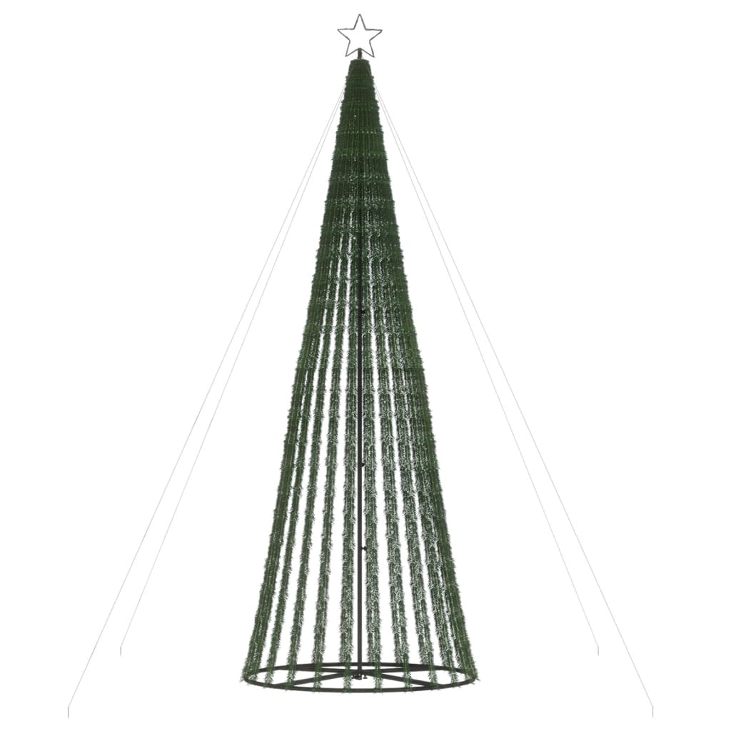 vidaXL LED Weihnachtsbaum 688 LEDs Blau 300 cm