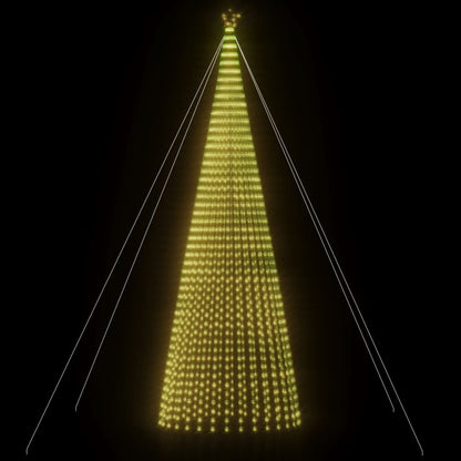 vidaXL LED Weihnachtsbaum 1544 LEDs Warmweiß 500 cm