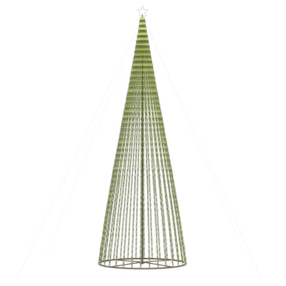 vidaXL LED Weihnachtsbaum 1544 LEDs Warmweiß 500 cm