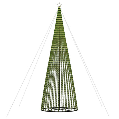 vidaXL LED Weihnachtsbaum 1544 LEDs Warmweiß 500 cm