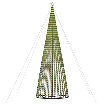 vidaXL Sapin de Noël LED 1544 LED Multicolore 500 cm