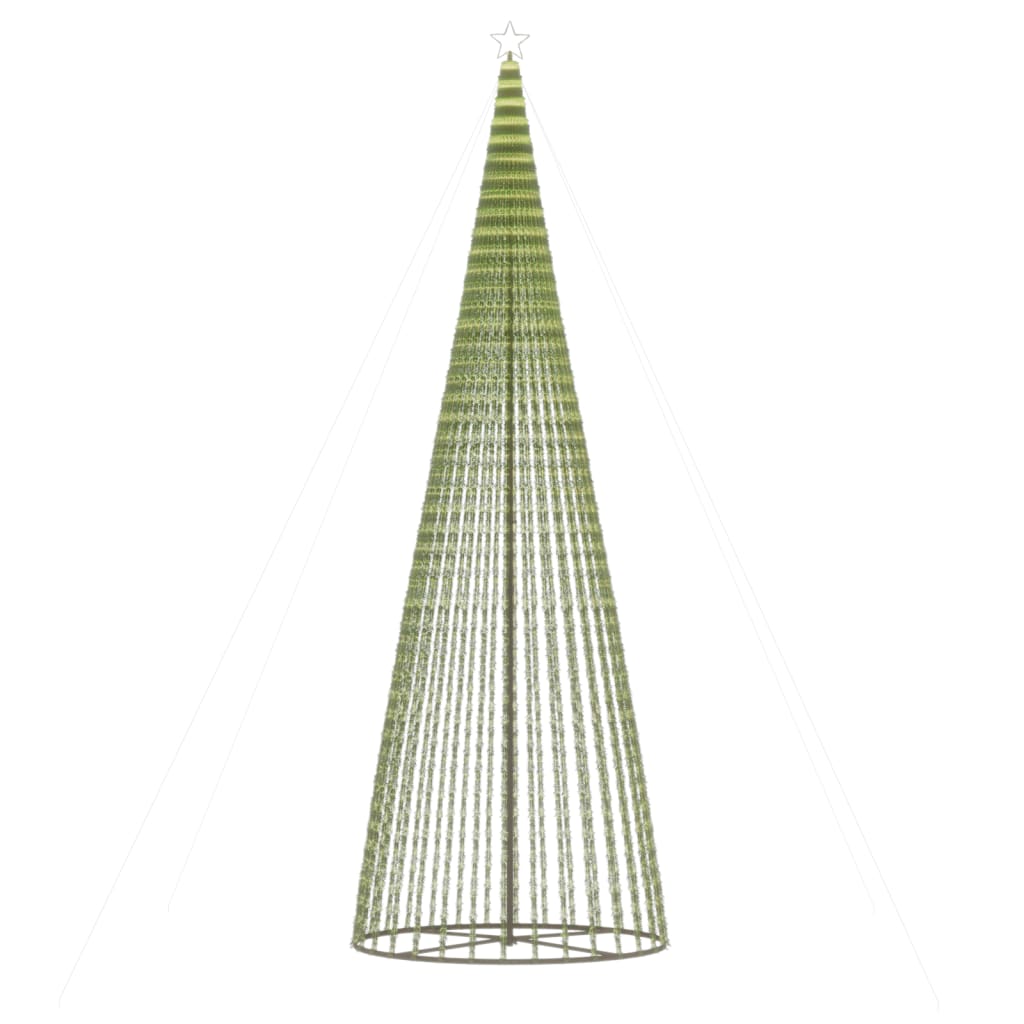 vidaXL Sapin de Noël LED 1544 LED Multicolore 500 cm