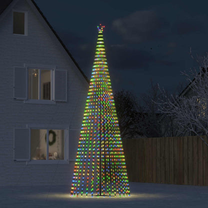 vidaXL Sapin de Noël LED 1544 LED Multicolore 500 cm