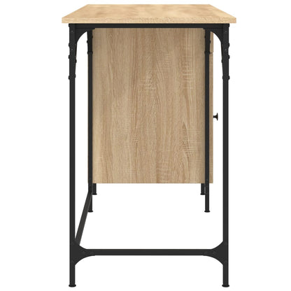 vidaXL Computertisch Sonoma-Eiche 131x48x75 cm Holzwerkstoff