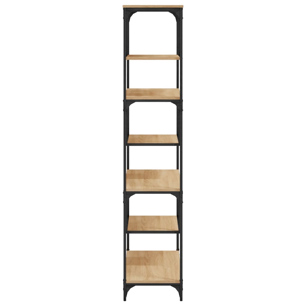 vidaXL Bücherregal Sonoma-Eiche 81x36x176 cm Holzwerkstoff