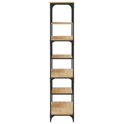 vidaXL Bücherregal Sonoma-Eiche 81x36x176 cm Holzwerkstoff