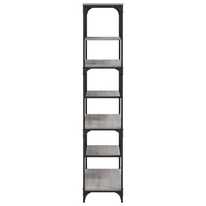 vidaXL Bibliothèque gris Sonoma 81x36x176 cm Bois d'ingénierie