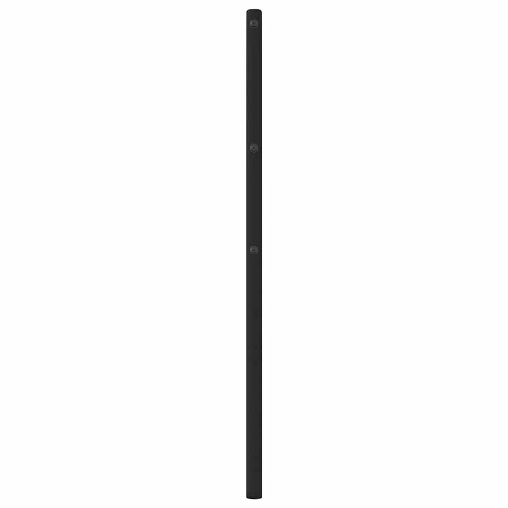 vidaXL Ersatz-Kopfteil Metall Schwarz 120 cm