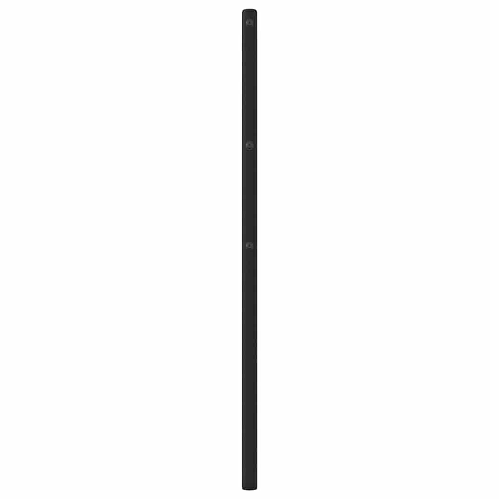 vidaXL Ersatz-Kopfteil Metall Schwarz 193 cm