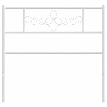 Ersatz-Kopfteil Metall Weiß 75 cm