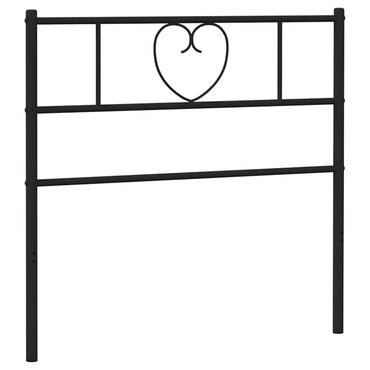 vidaXL Ersatz-Kopfteil Metall Schwarz 75 cm