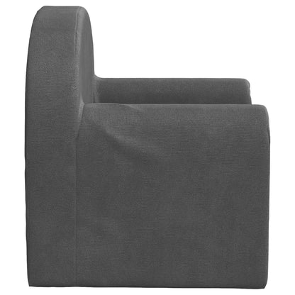 vidaXL Kindersofa Anthrazit Weich Plüsch