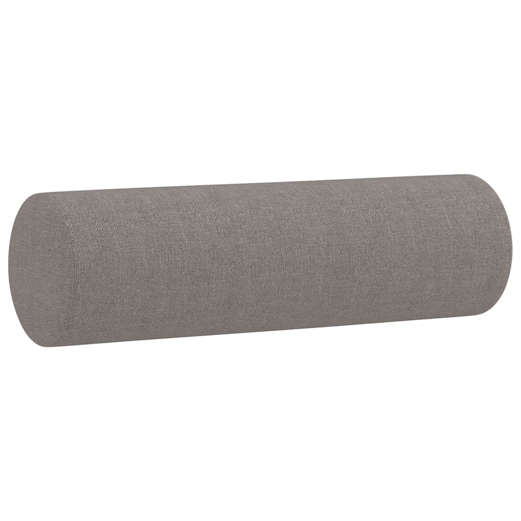 vidaXL 4-tlg. Sofagarnitur mit Kissen Taupe Stoff