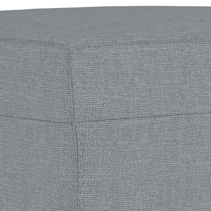 vidaXL Ensemble de canapés 3 pièces avec coussins Tissu Gris clair