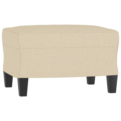 vidaXL Ensemble de canapés 4 pcs avec coussins Tissu crème