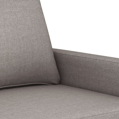 vidaXL Ensemble de canapés 4 pièces avec coussins Tissu Taupe