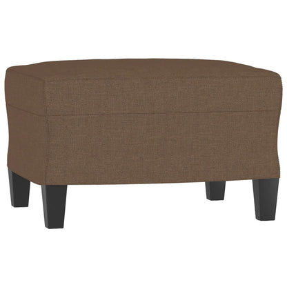 vidaXL Ensemble de canapés 3 pièces avec coussins Tissu Marron