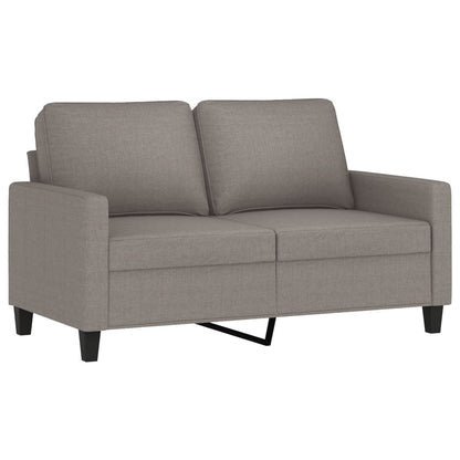 vidaXL Ensemble de canapés 3 pièces avec coussins Tissu Taupe