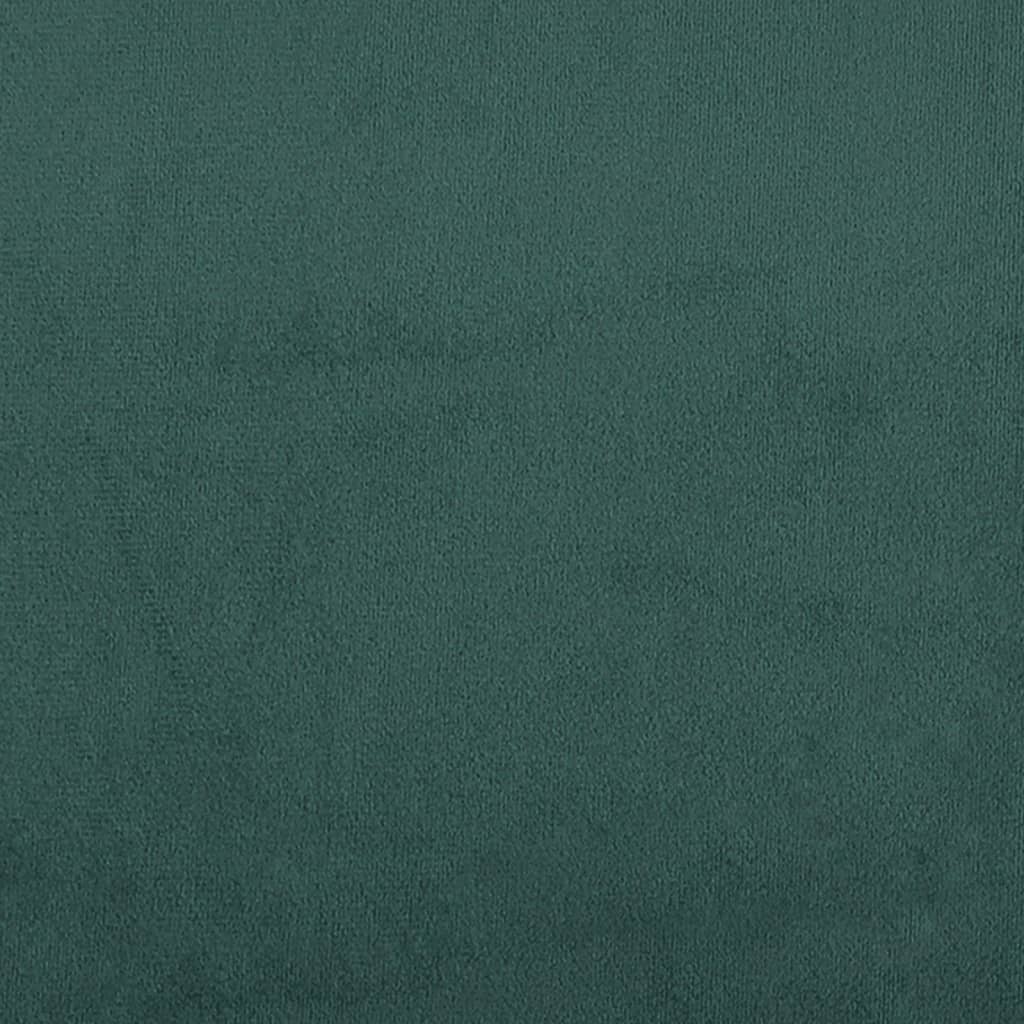 vidaXL Ensemble de canapés 4 pièces avec coussins Velours vert foncé
