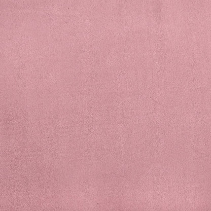 vidaXL 4-tlg. Sofagarnitur mit Kissen Rosa Samt