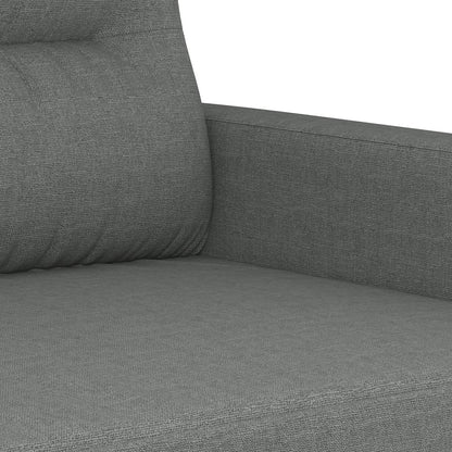 vidaXL Ensemble de canapés 2 pièces avec coussins Tissu Gris foncé