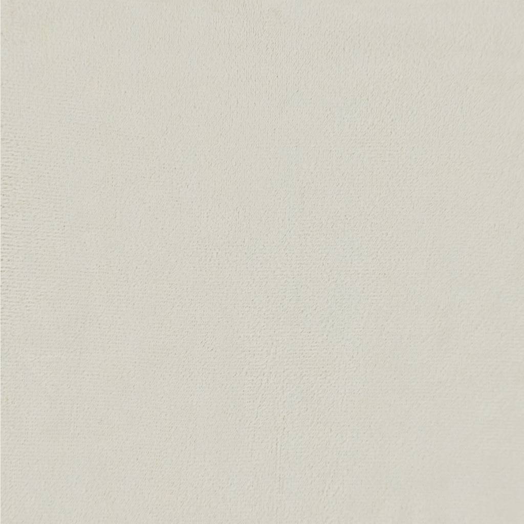 vidaXL 4-tlg. Sofagarnitur mit Kissen Creme Samt