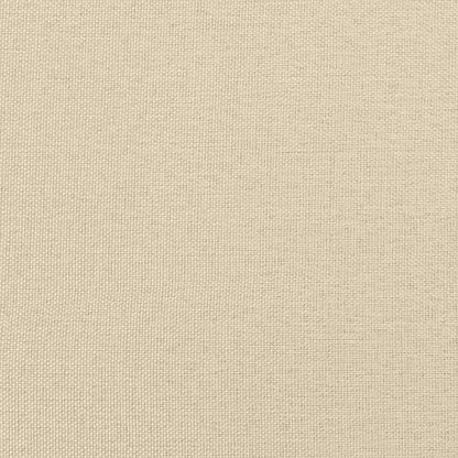 vidaXL 4-tlg. Sofagarnitur mit Kissen Creme Stoff