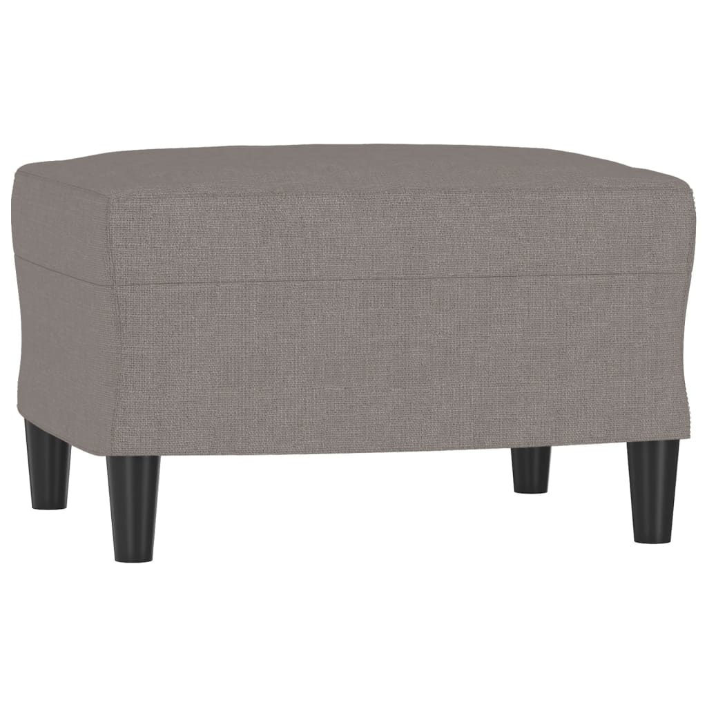 vidaXL 4-tlg. Sofagarnitur mit Kissen Taupe Stoff