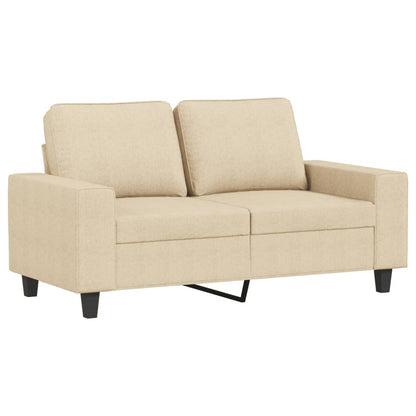 vidaXL 4-tlg. Sofagarnitur Creme Stoff