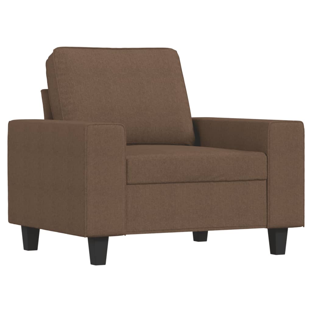 vidaXL Ensemble de canapés 4 pcs Tissu Marron