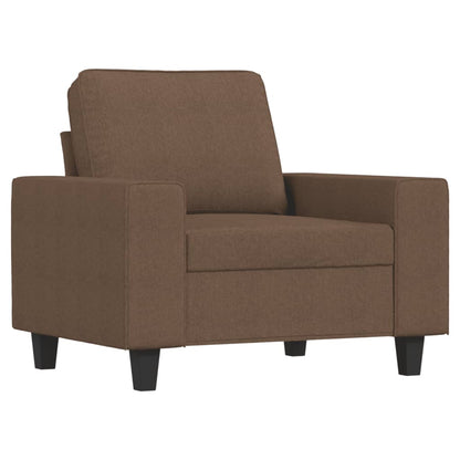 vidaXL Ensemble de canapés 4 pcs Tissu Marron