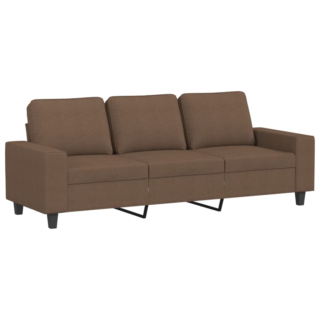 vidaXL Ensemble de canapés 4 pcs Tissu Marron