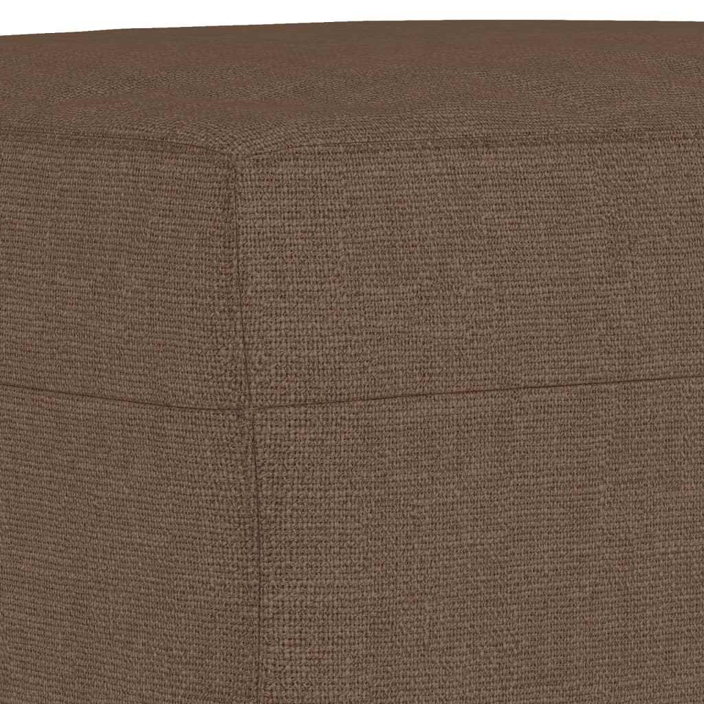 vidaXL Ensemble de canapés 4 pcs Tissu Marron
