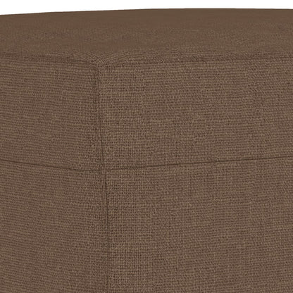 vidaXL Ensemble de canapés 4 pcs Tissu Marron