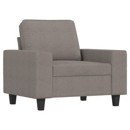 vidaXL 4-tlg. Sofagarnitur Taupe Stoff