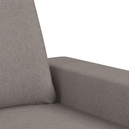 vidaXL 4-tlg. Sofagarnitur Taupe Stoff