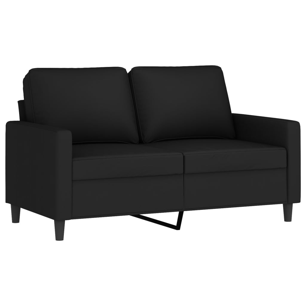 vidaXL 4-tlg. Sofagarnitur Schwarz Samt