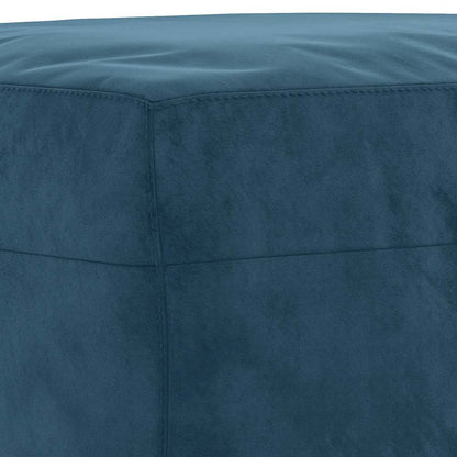 vidaXL Ensemble de canapés 4 pièces Velours bleu