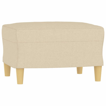 vidaXL Ensemble de canapés 4 pcs avec coussins Tissu crème