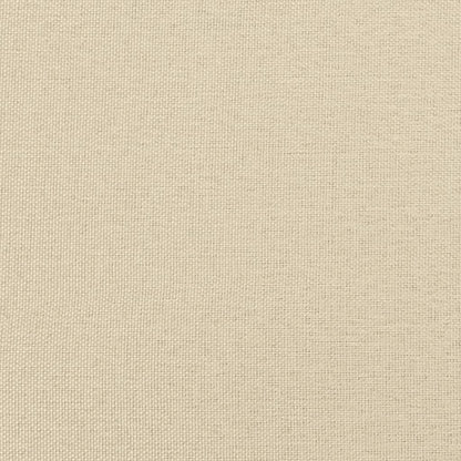 vidaXL Ensemble de canapés 4 pcs avec coussins Tissu crème