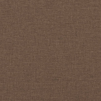 vidaXL 4-tlg. Sofagarnitur mit Kissen Braun Stoff