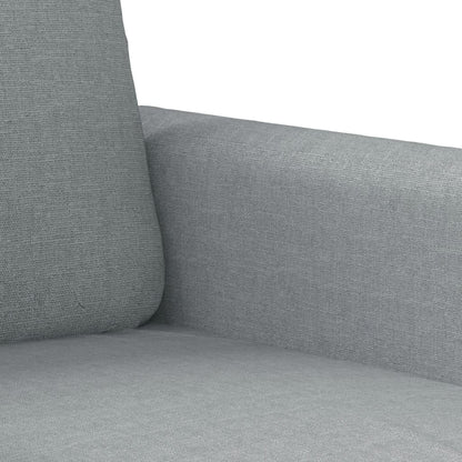 vidaXL Ensemble de canapés 4 pièces avec coussins Tissu Gris clair