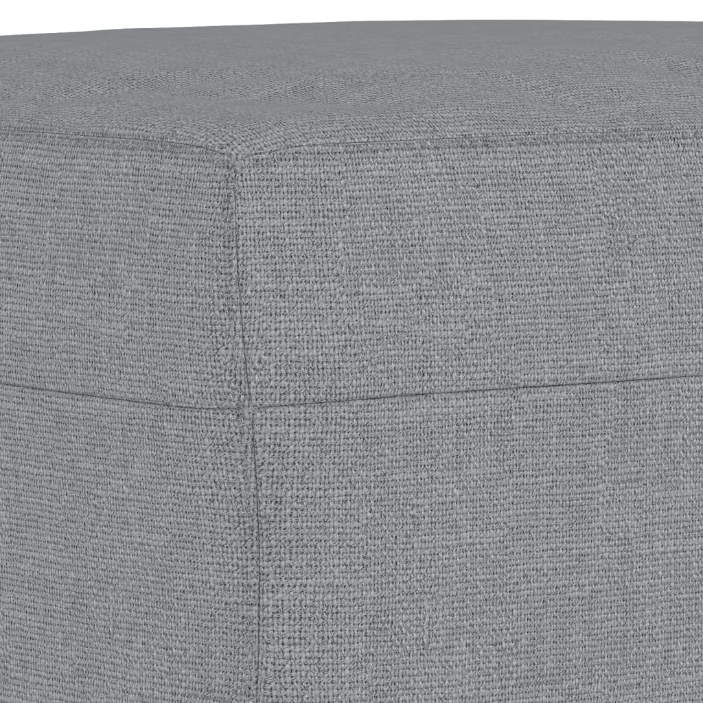 vidaXL Ensemble de canapés 4 pièces avec coussins Tissu Gris clair