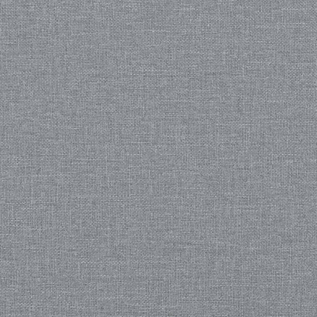 vidaXL Ensemble de canapés 4 pièces avec coussins Tissu Gris clair