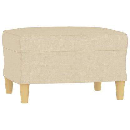 vidaXL Ensemble de canapés 4 pcs avec coussins Tissu crème