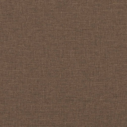 vidaXL 4-tlg. Sofagarnitur mit Kissen Braun Stoff