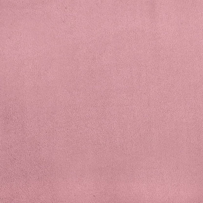 vidaXL 4-tlg. Sofagarnitur mit Kissen Rosa Samt
