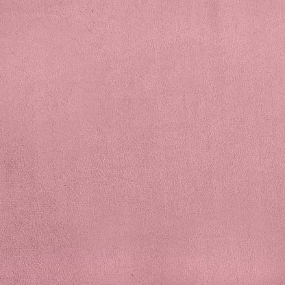 vidaXL 4-tlg. Sofagarnitur mit Kissen Rosa Samt