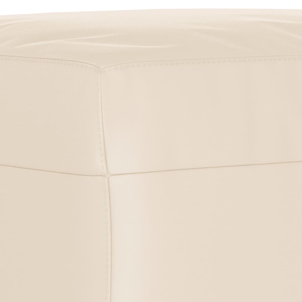 vidaXL Canapé d'angle avec coussins Tissu microfibre 4 pièces Beige